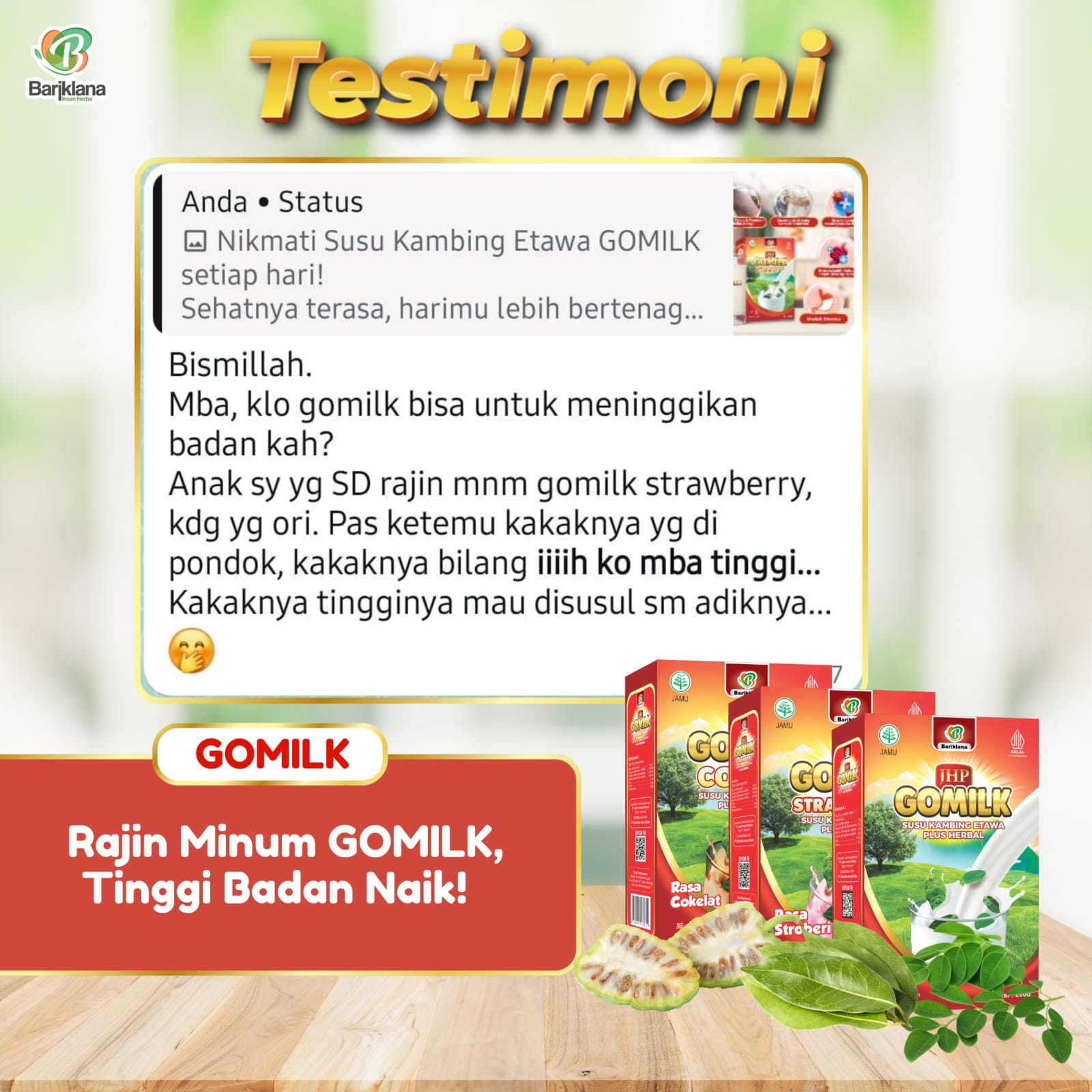 Testimoni Produk Bariklana 5